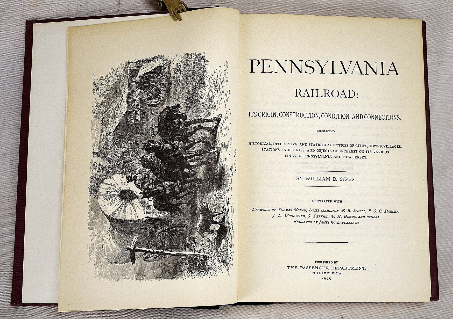 Pennsylvania Railroad Its Origin, Construction, Condition, and Connections